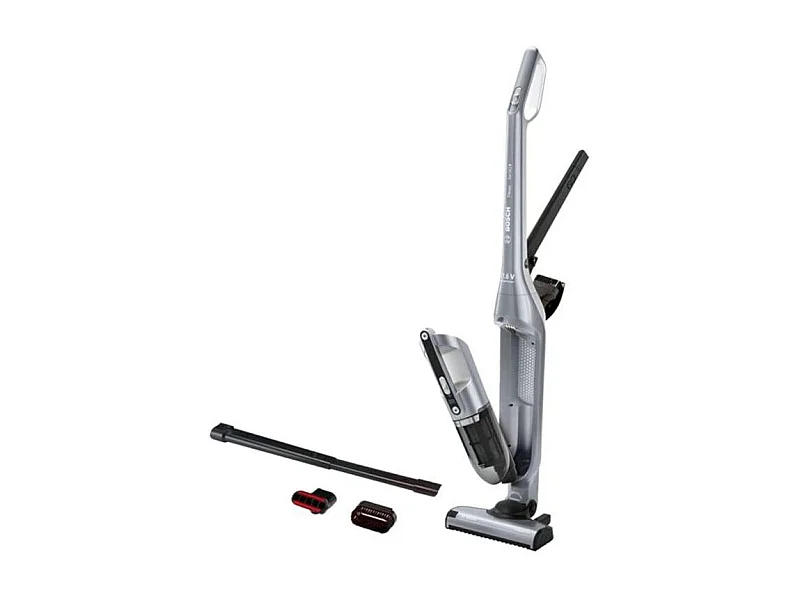 Scopa Elettrica Bosch BCH3P210 senza Sacchetto Portatile e Manuale Spazzola AllFloor Nero Grigio