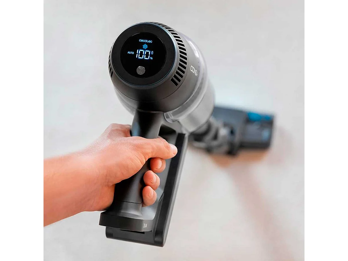 Aspirador vertical Conga Rockstar 9500 Connected Ergowet 3000 IA 680W 4 en 1 WiFi negro