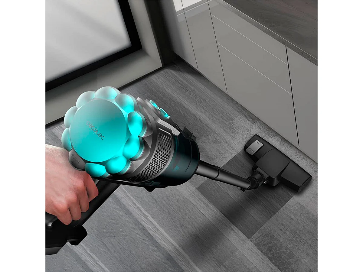 Aspirador vertical Cecotec Conga PopStar 600 Vital 18kPa 600W negro