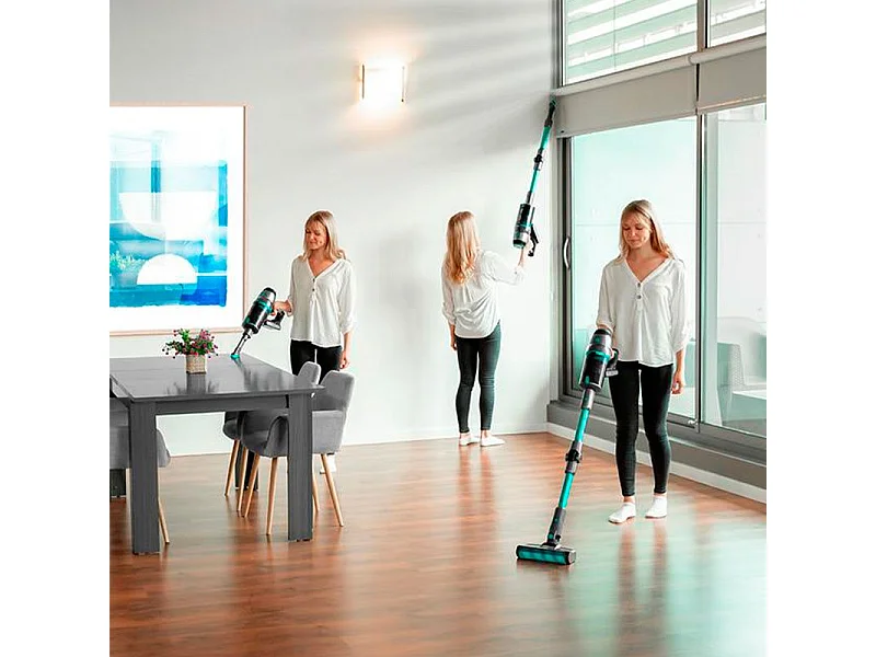 Aspirador vertical Cecotec Conga Rockstar 1700 Advance ErgoWet 680W 4 en 1 gris oscuro