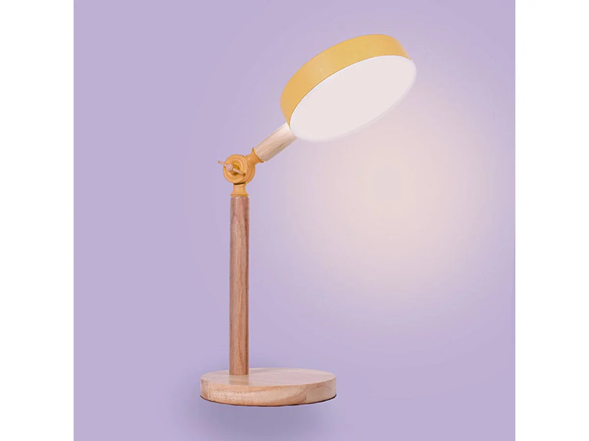 Flexo Luppa Bel Air inclinación regulable luz LED amarillo/natural Ø15x48,5 cm