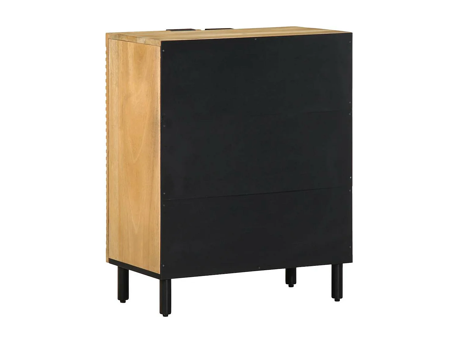 Buffet marron 60x33x75 cm bois massif de manguier