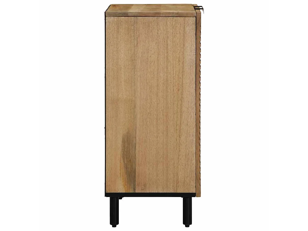 Buffet marron 60x33x75 cm bois massif de manguier