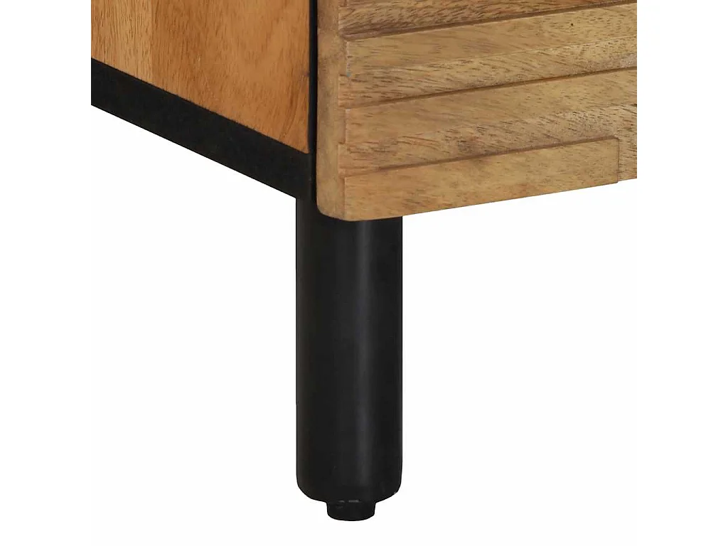 Aparador castanho 60x33x75 cm madeira de mangueira maciça