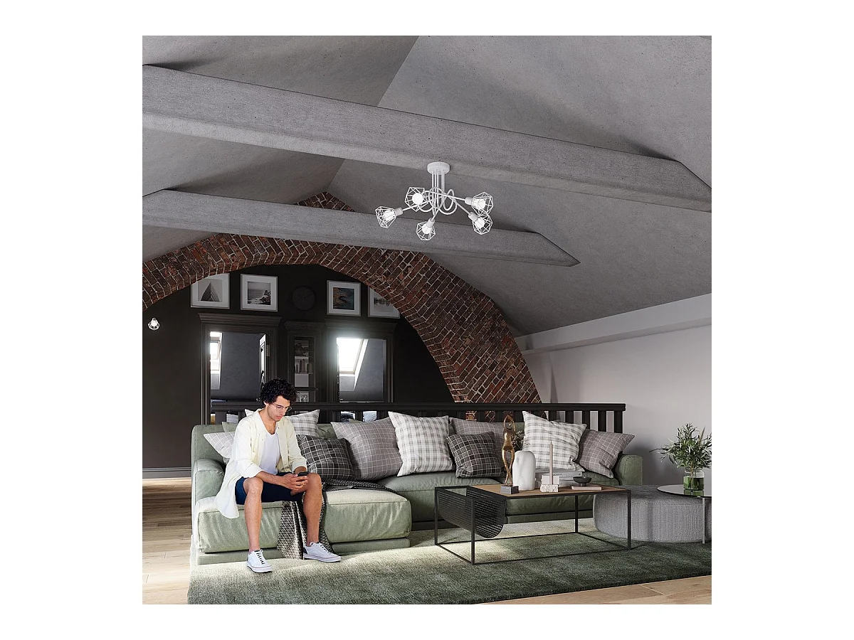 Applique Glisandor 1 blanc