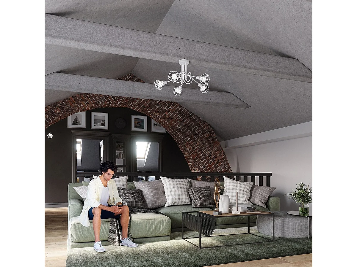 Applique Glisandor 1 blanc