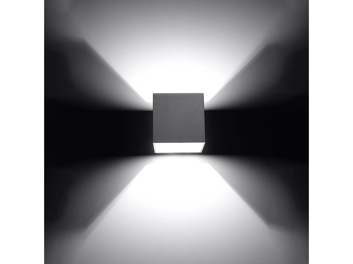 Applique Quasar 1 gris