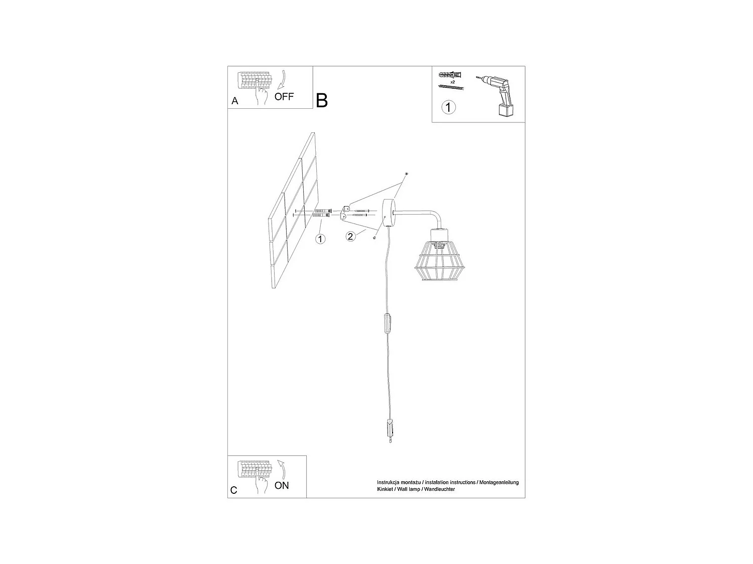 Applique Chiara noir