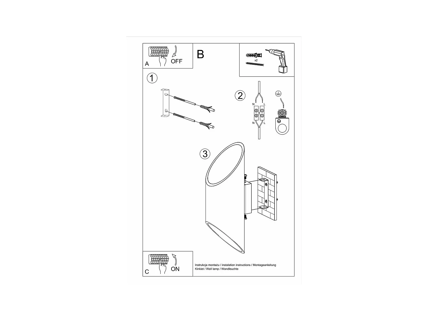 Applique Penumbra 30 blanc