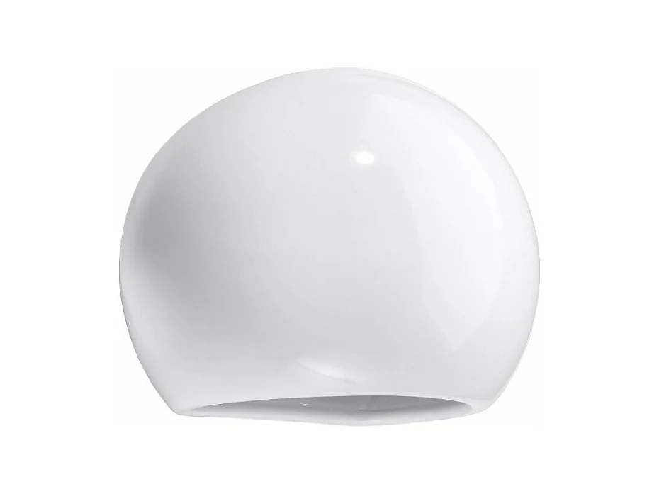 Applique vernie GLOBE blanc brillant