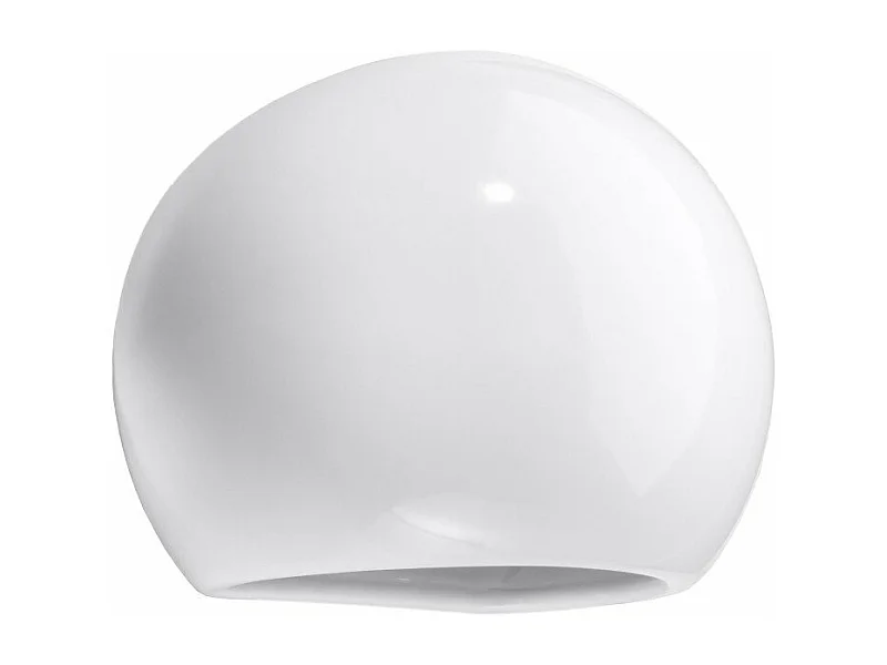 Applique vernie GLOBE blanc brillant