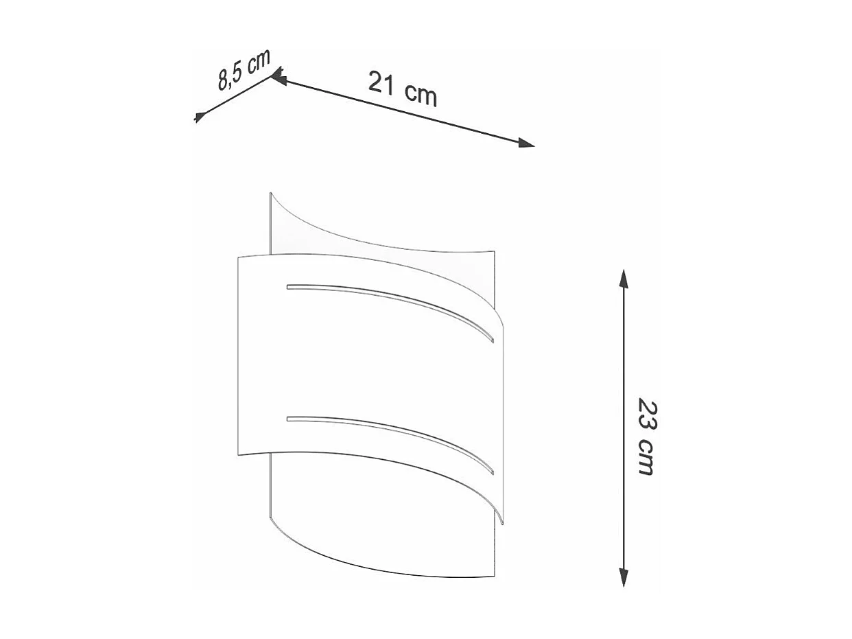 Applique Horizon blanc