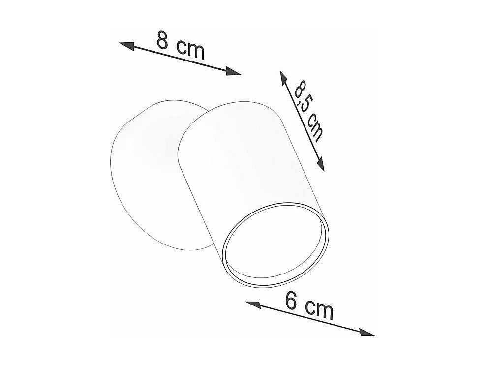 Applique Lucida 1 blanc