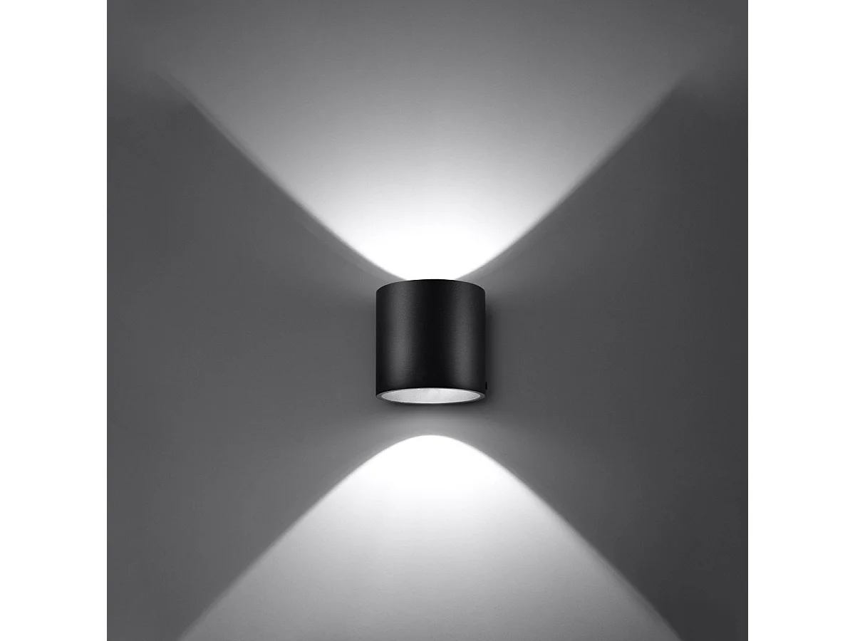 Applique Orbitum 1 noir