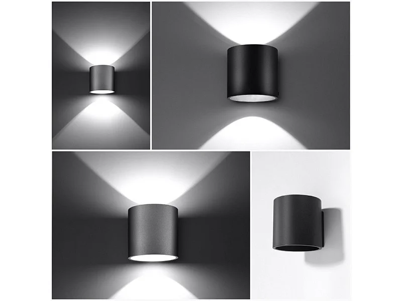 Applique Orbitum 1 noir