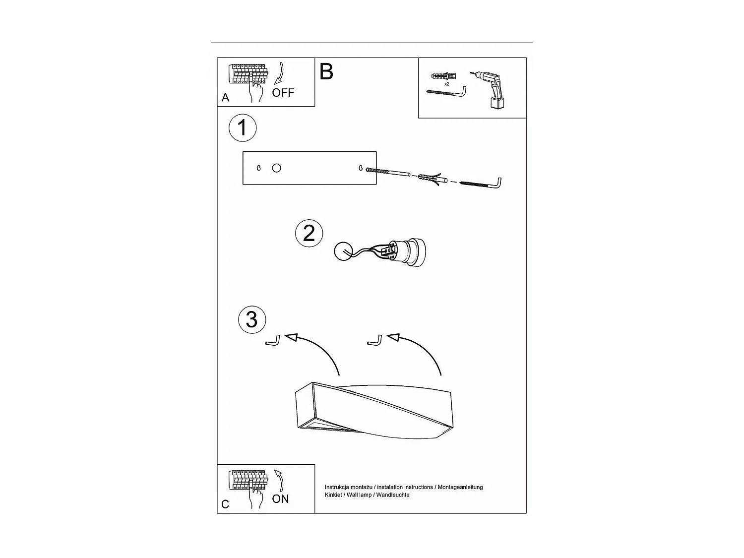 Applique en céramique Ankaa MINI