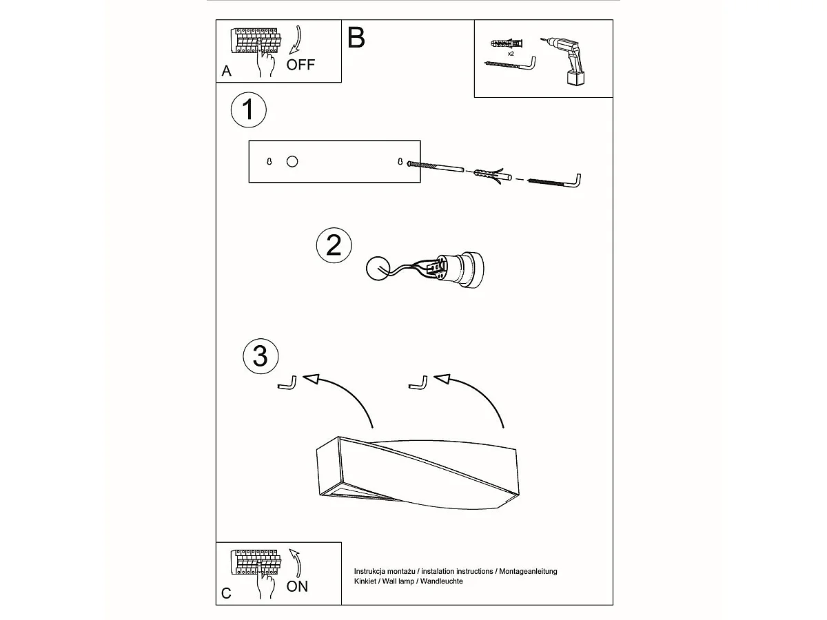Applique céramique Ankaa gris