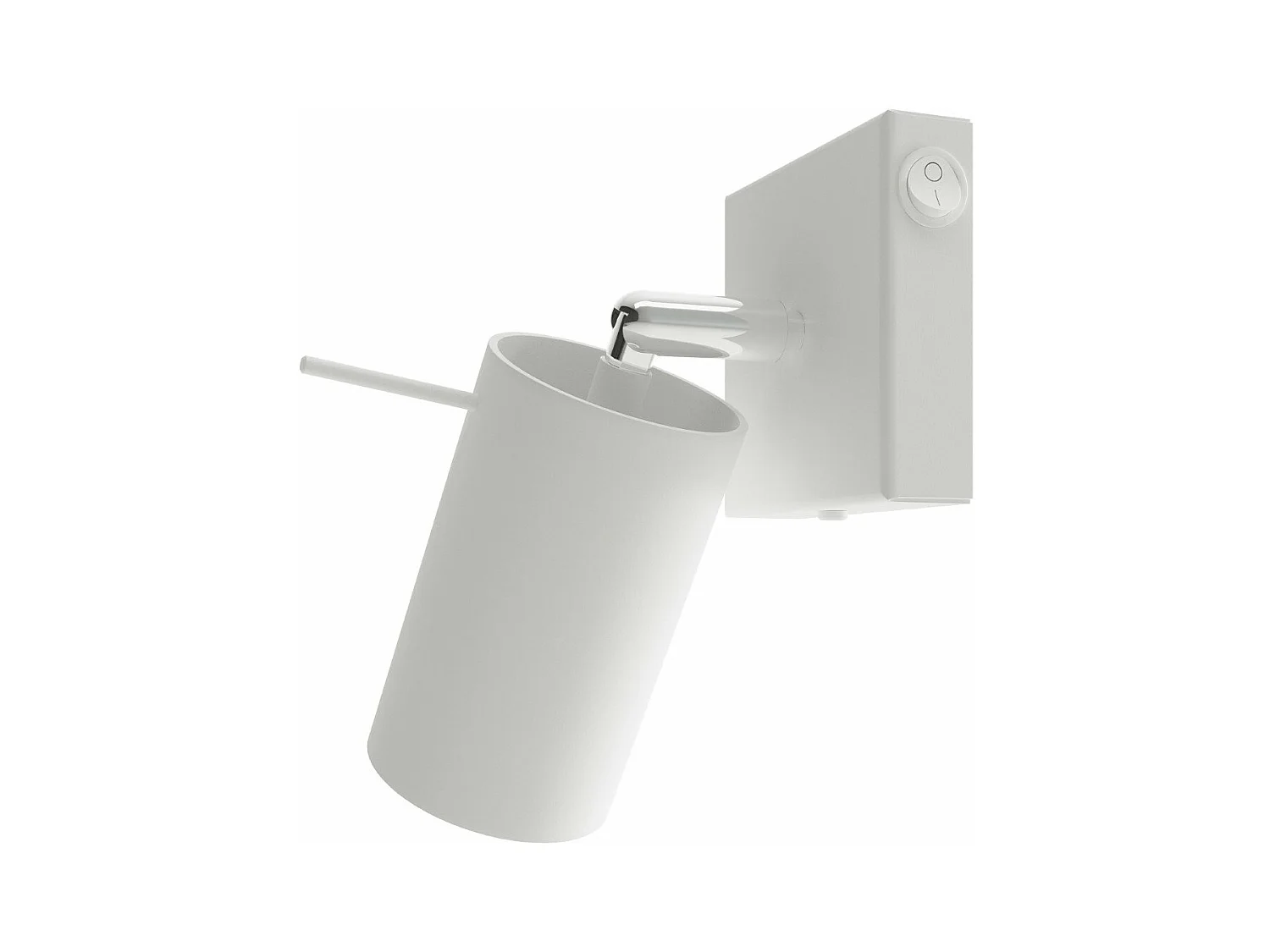 Applique Lysandra blanche avec interrupteur