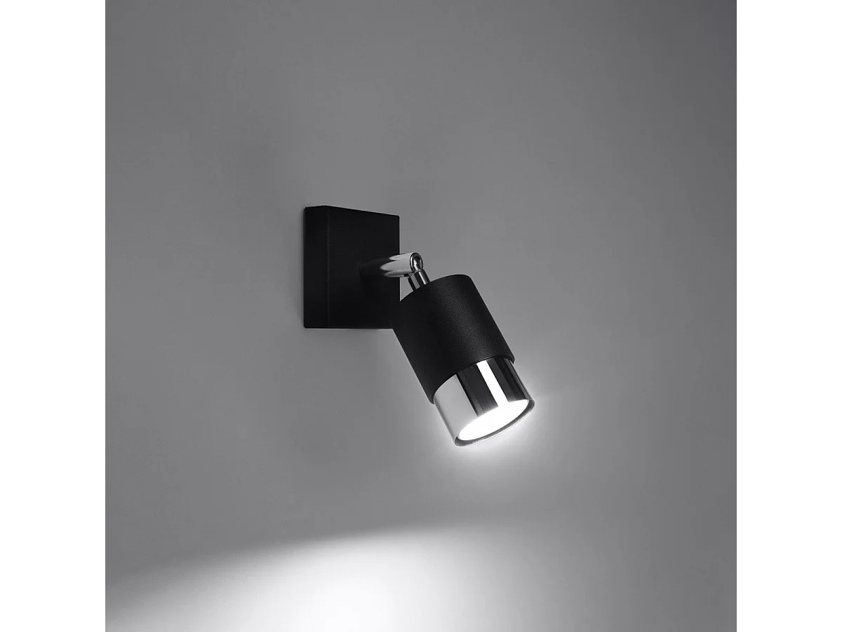 Applique Nereus noir-chrome