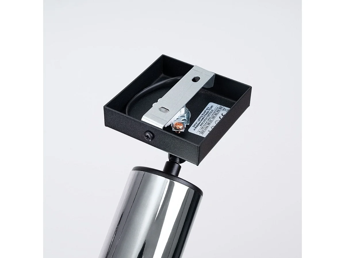 Applique Vespera noir-chrome