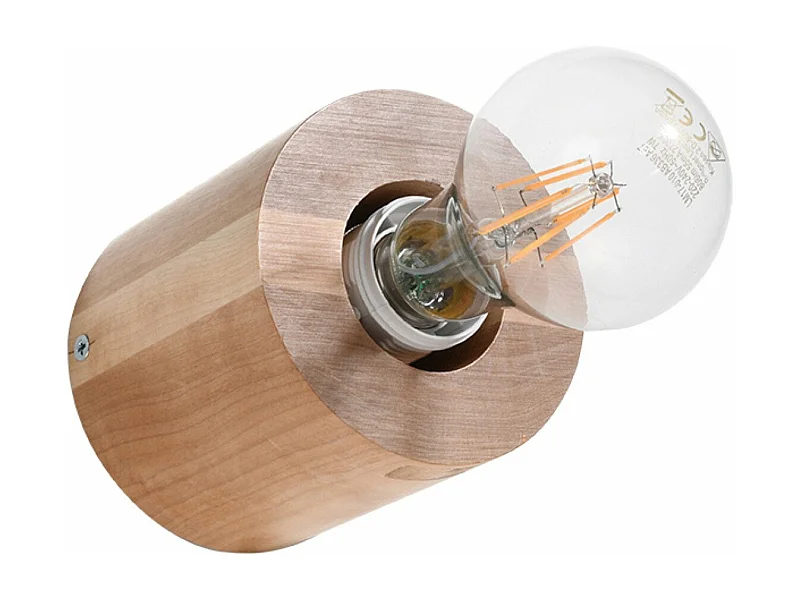 Applique Polarisys en bois naturel