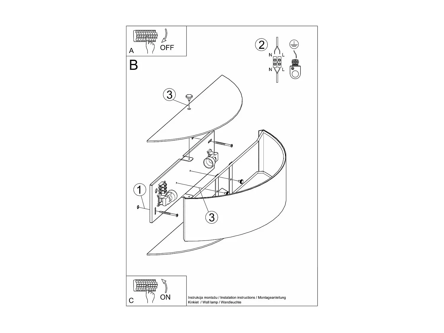 Applique Aspidiske blanc