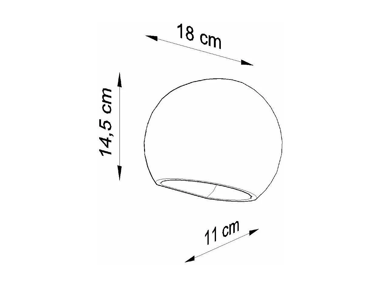 Applique céramique Globular