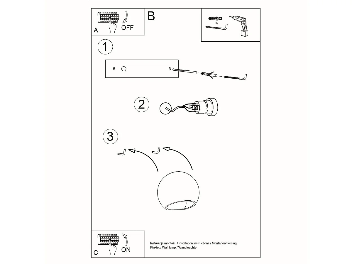 Applique céramique Globular