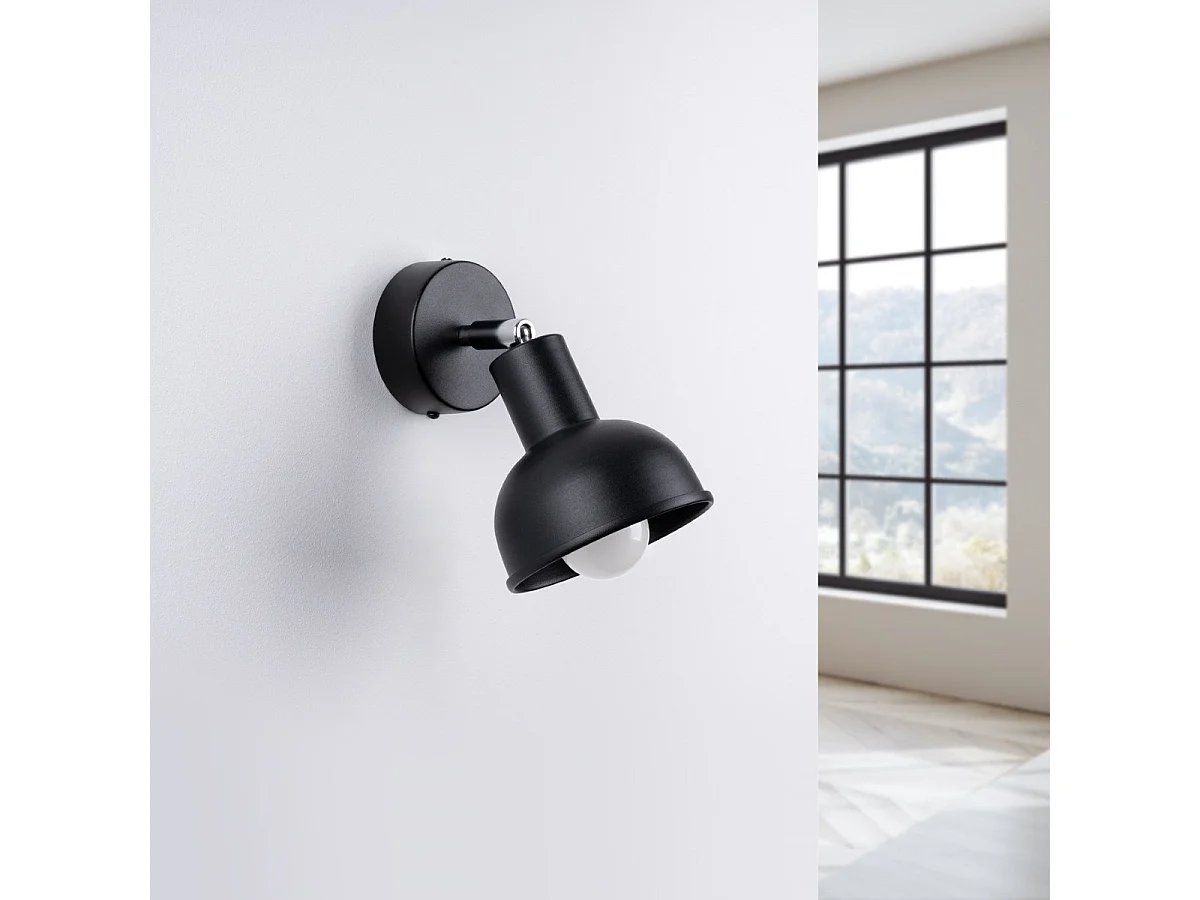 Applique Elara noir  max 15W LED