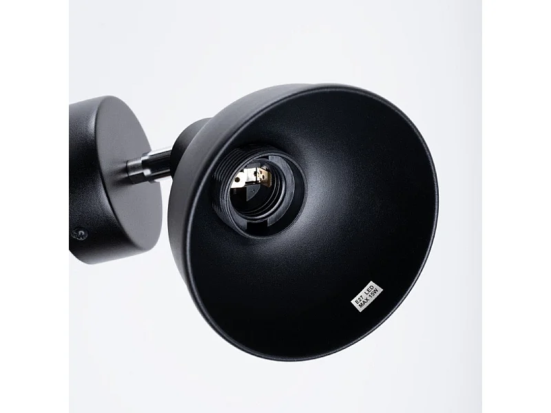 Applique Elara noir  max 15W LED