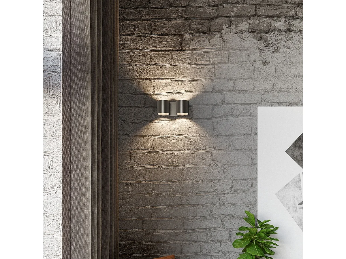 Applique Orbitum 2 noir