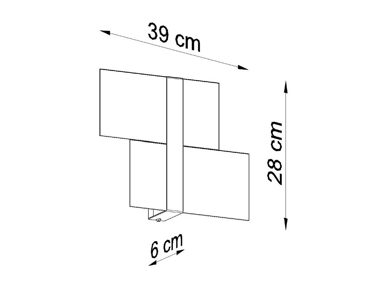 Applique Radiara blanc