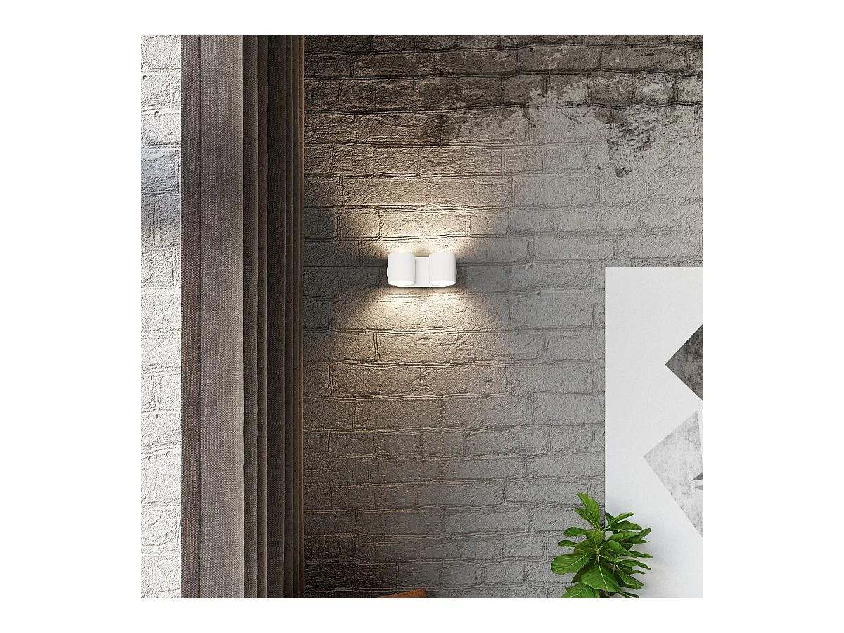 Applique Orbitum 2 blanc