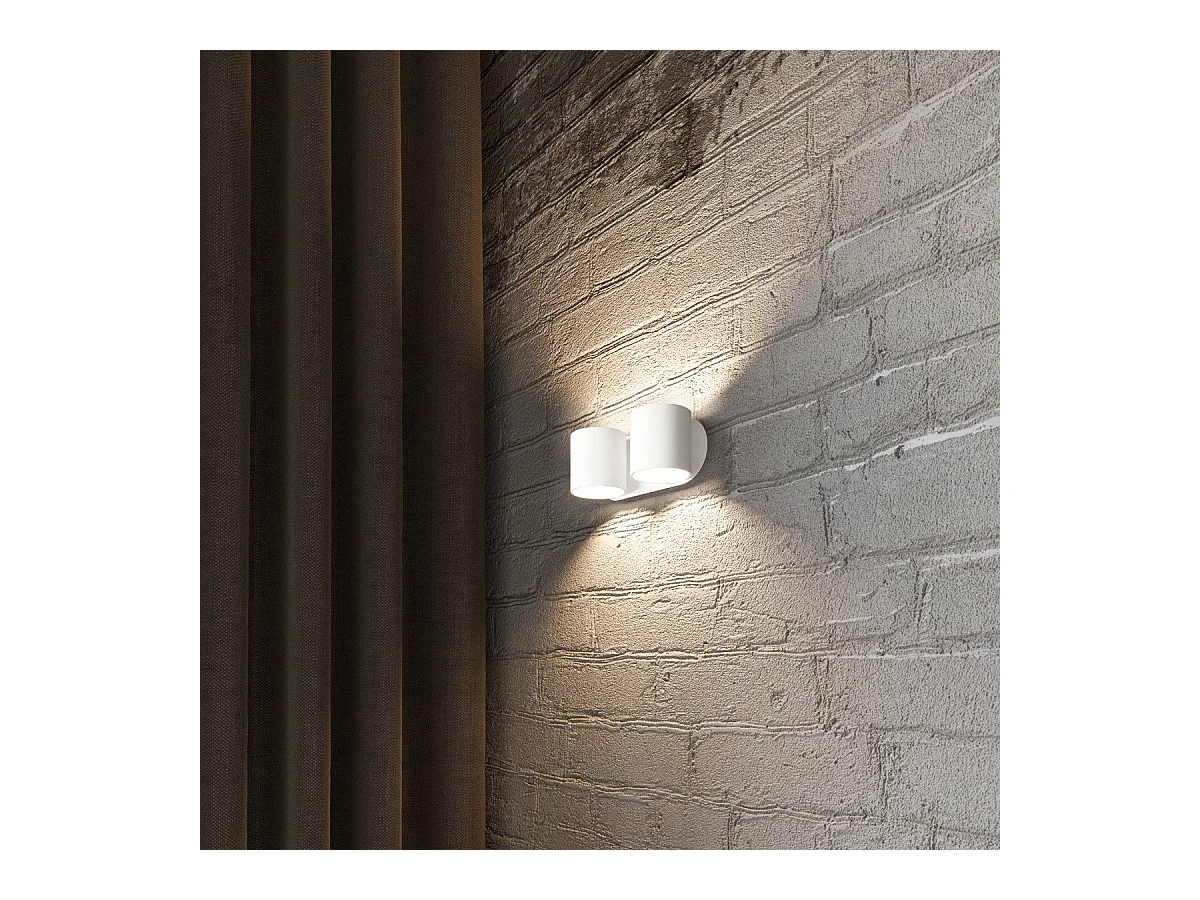 Applique Orbitum 2 blanc