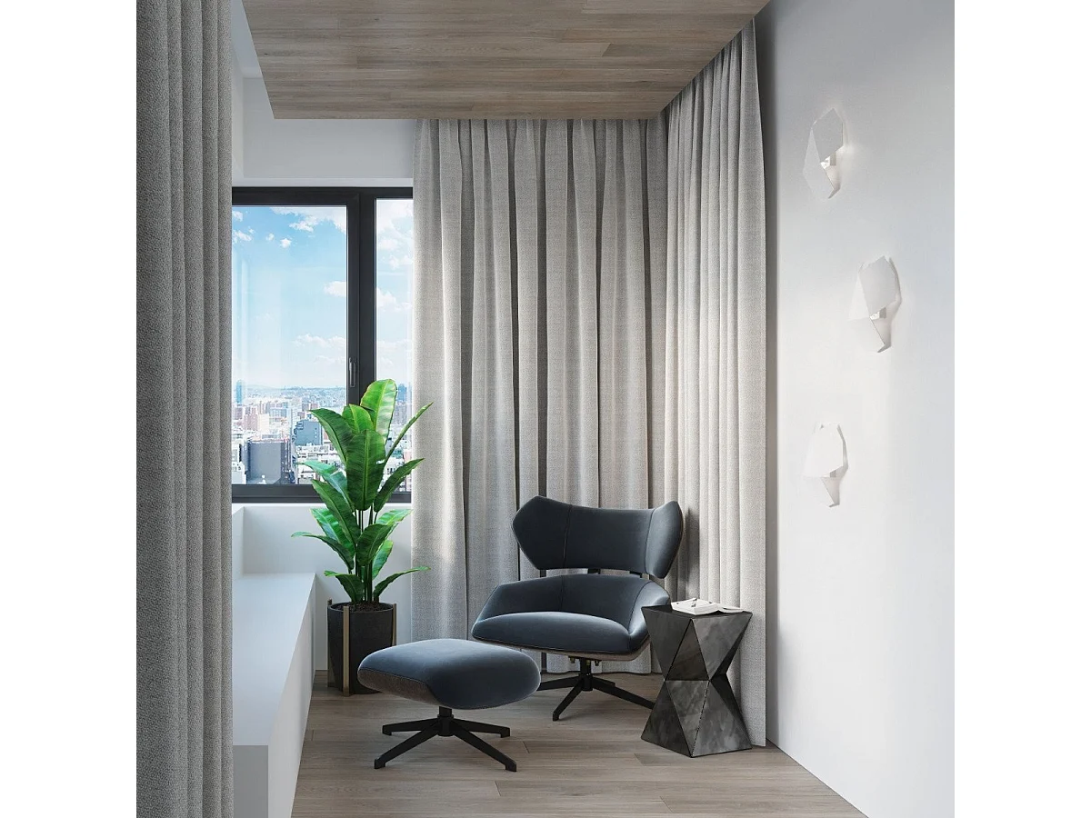 Applique Phoebus blanc