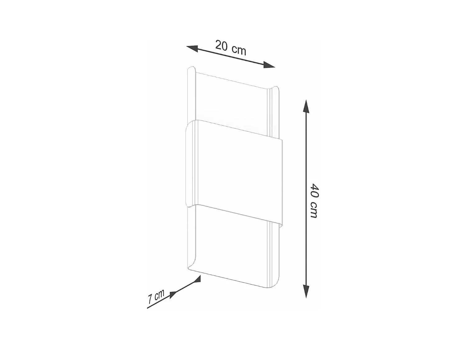 Applique DarkMatter blanc