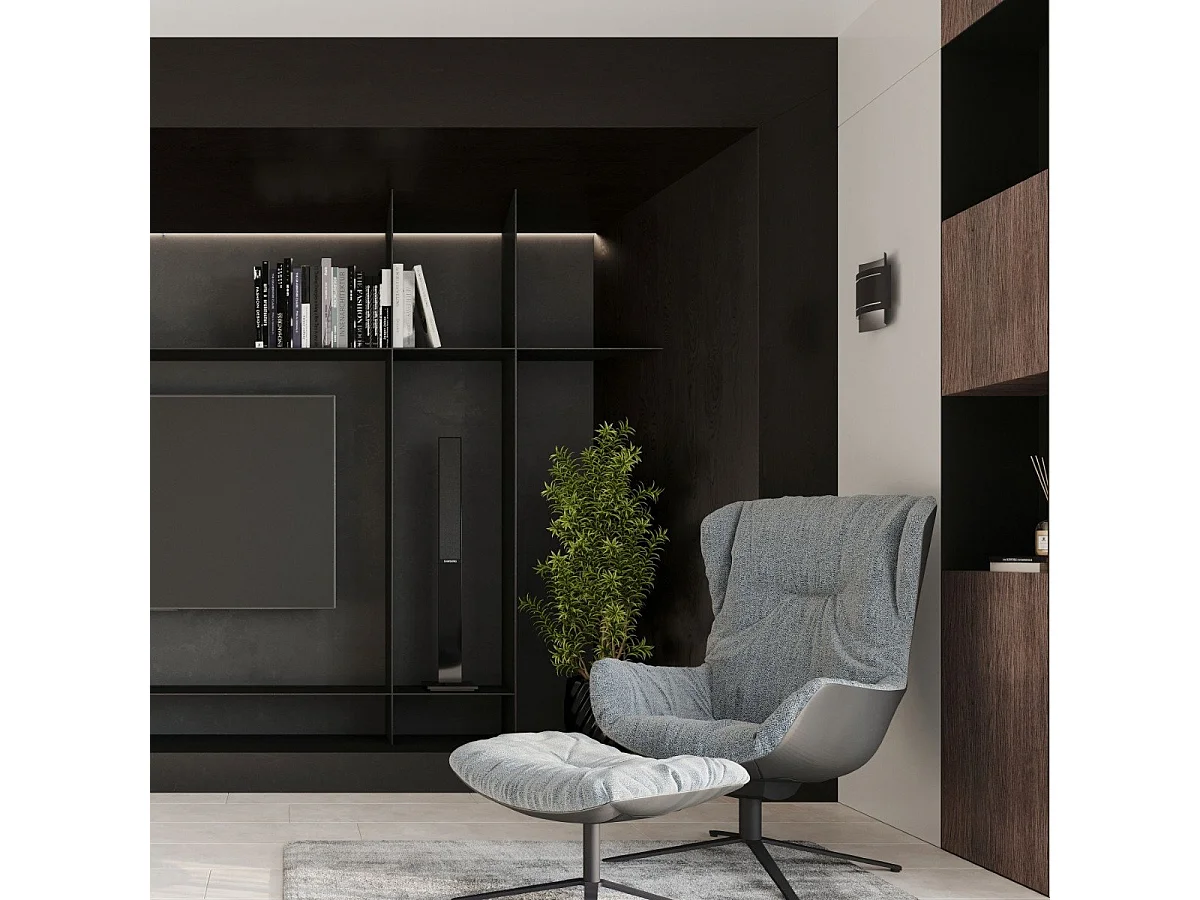 Applique Horizon noir