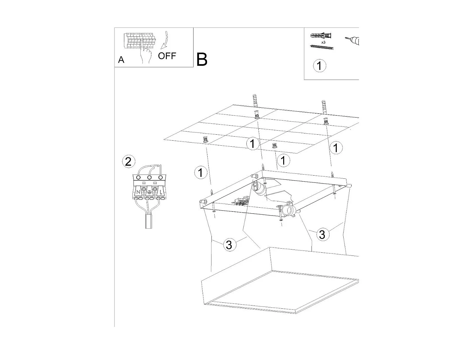Applique céramique Heliosphere