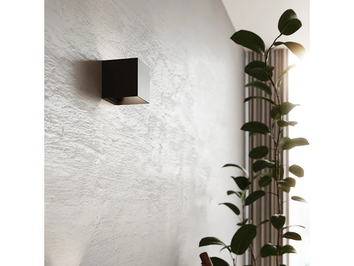 Applique Lucidus noir LED IP54