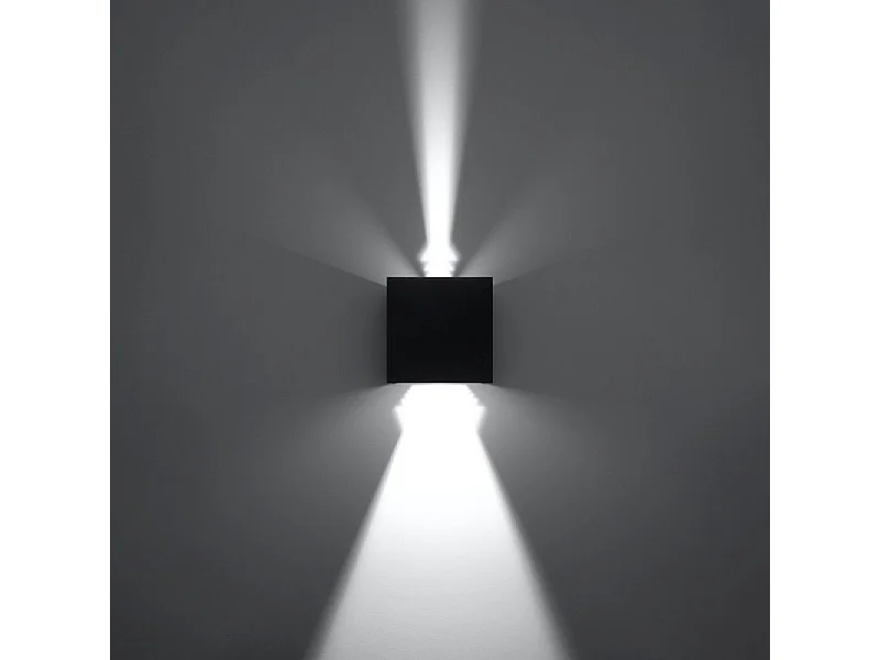 Applique Lucidus noir LED IP54