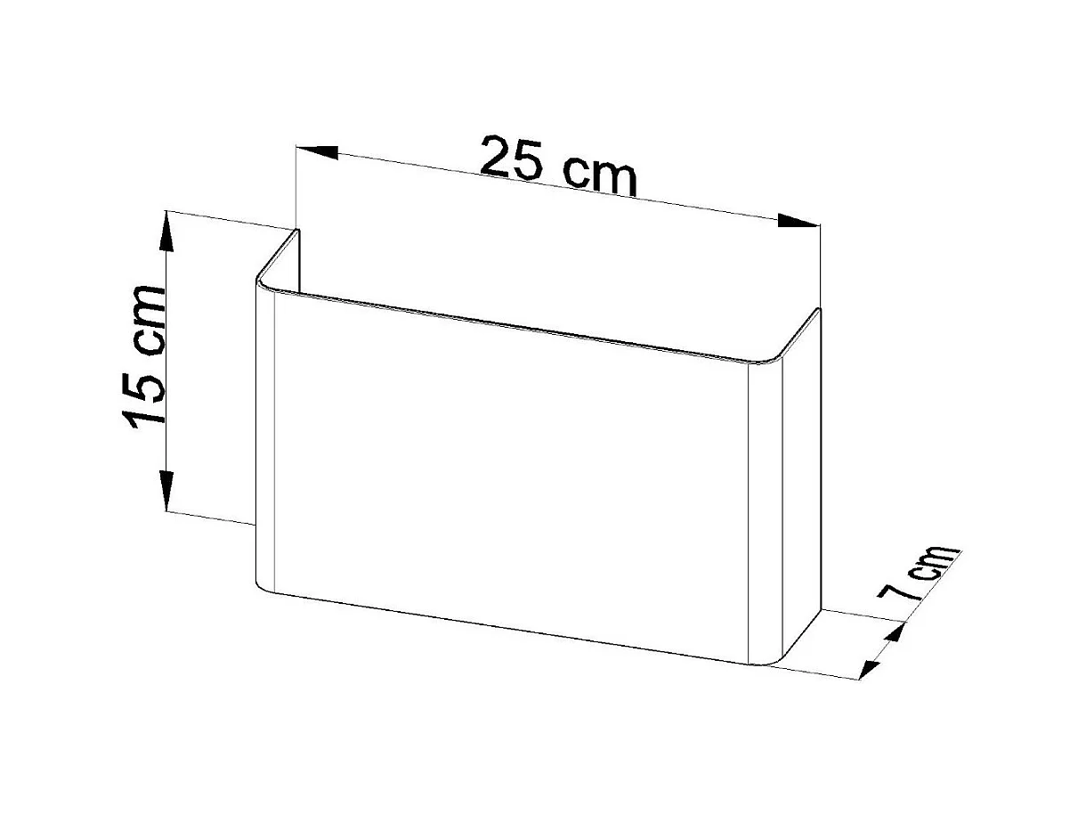 Applique Corvus max 8W LED