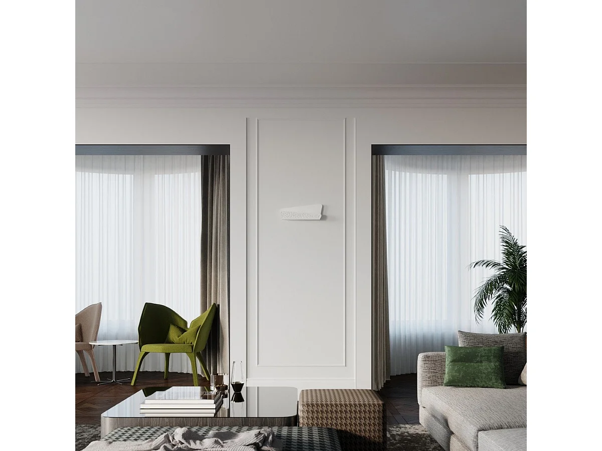 Applique Alhena blanc