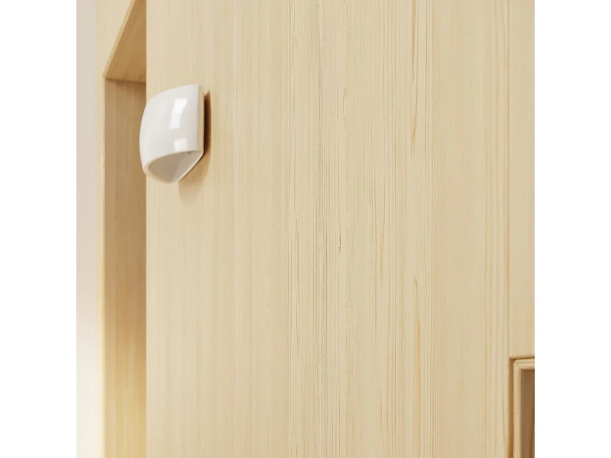 Applique vernie Protostar blanc brillant