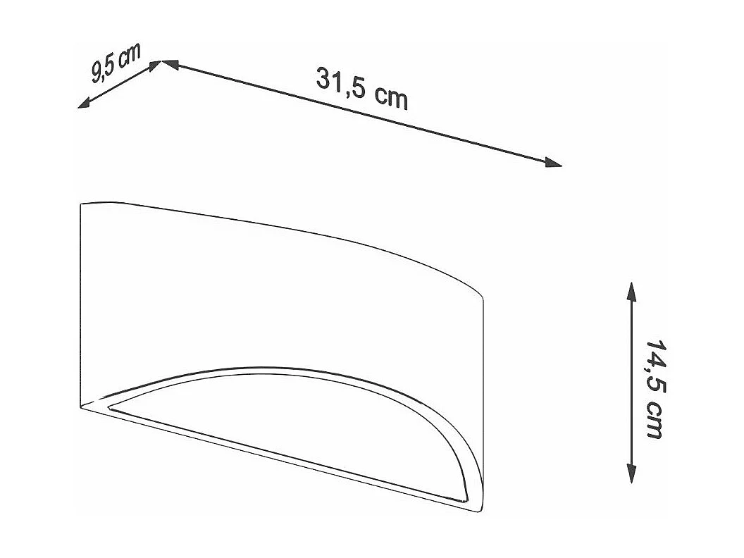 Applique vernie Soleia blanc brillant