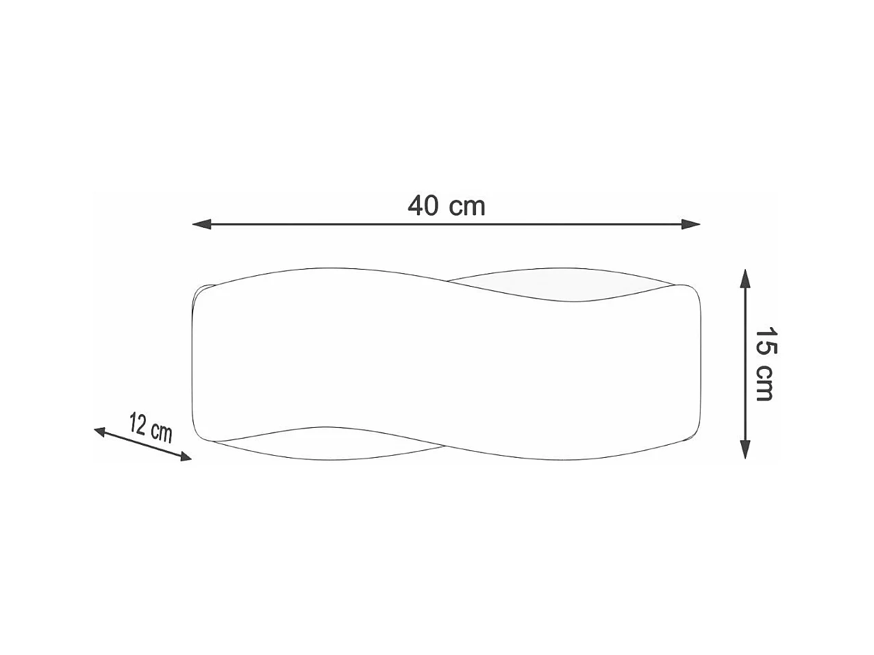 Applique Nahia 40 blanc