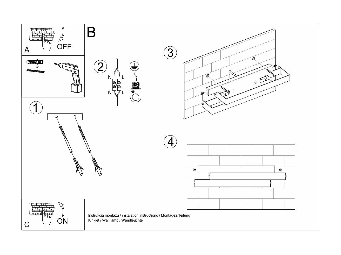 Applique FrostNova max 8W LED