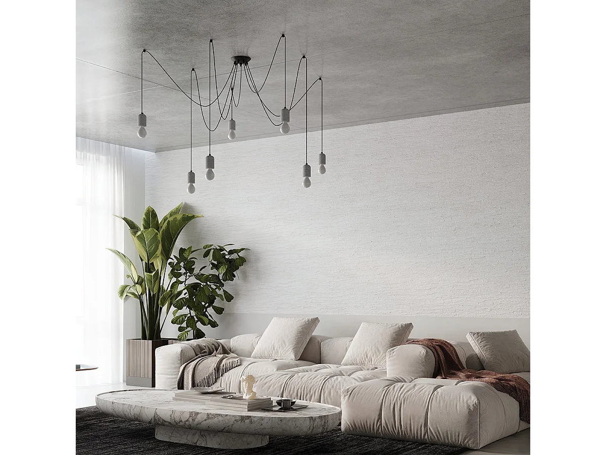 Applique Nix Gris PVC/béton