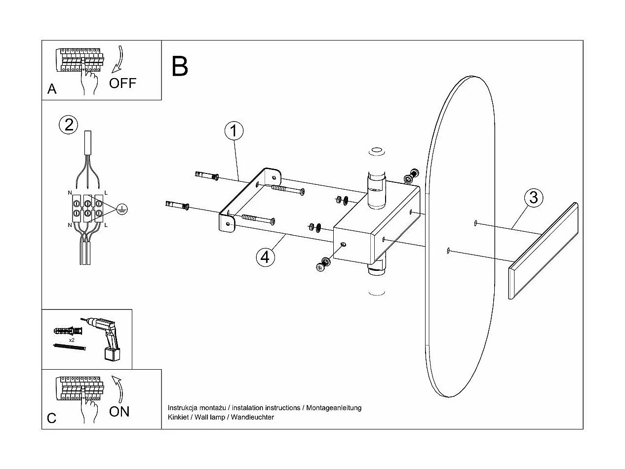 Applique Maia 18 Blanc