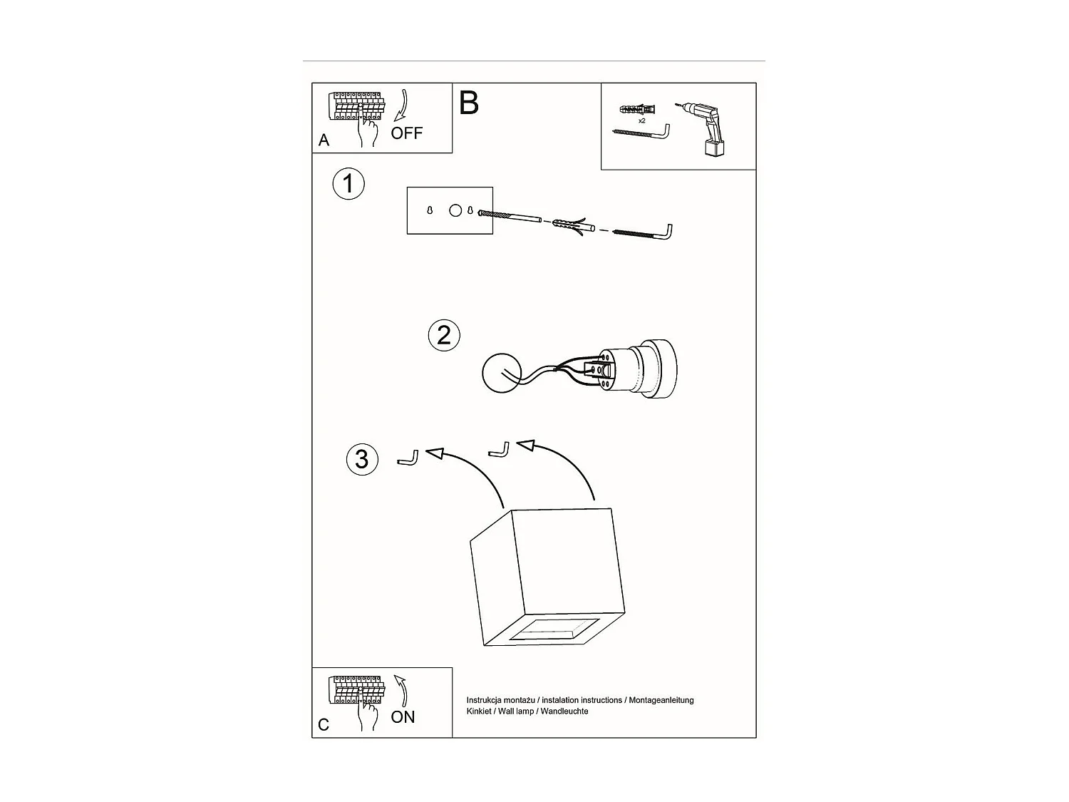 Applique céramique Leom gris