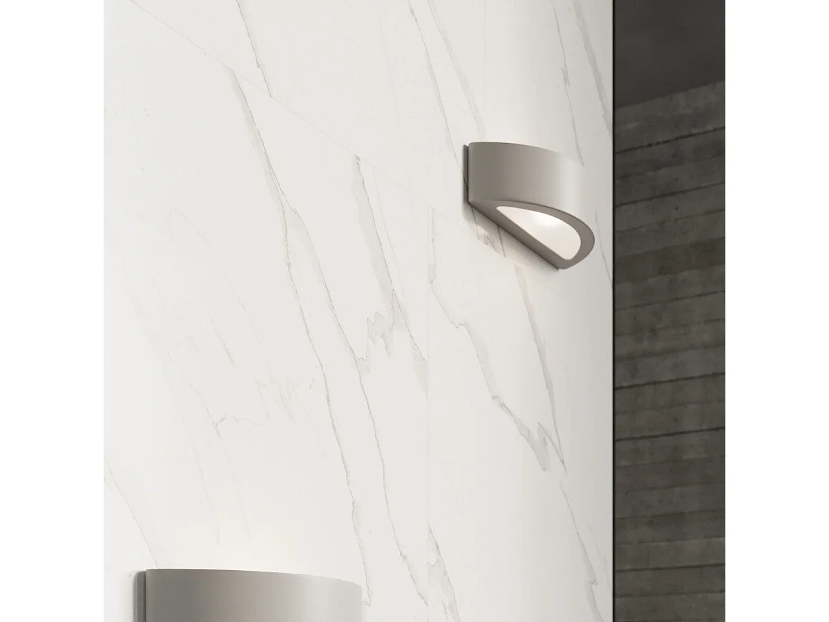 Applique céramique Alcyone gris